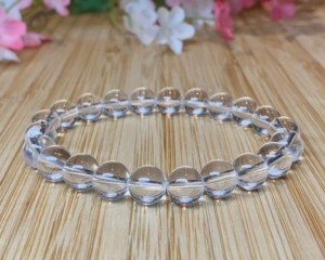 CLEAR QUARTZ ENERGISED BRACELET 