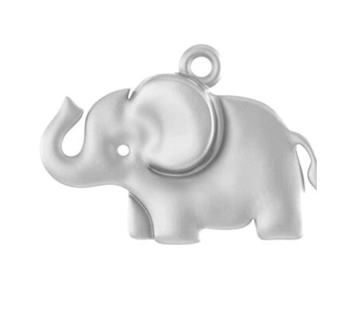 STERLING SILVER ELEPHANT PENDANT